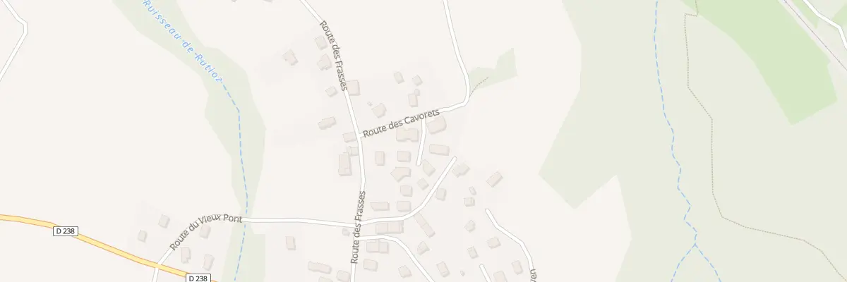 Plan du 74G Rte des Cavorets à Étercy