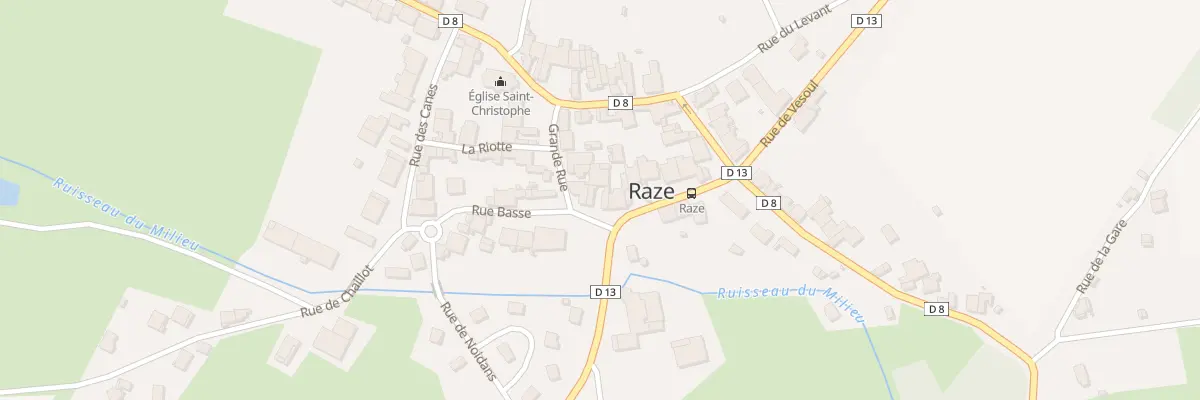 Plan du 5 Pl de l’Eau à Raze