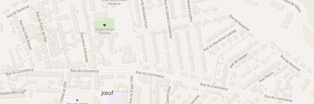 Plan du 10 Rue du Maréchal Foch à Jœuf