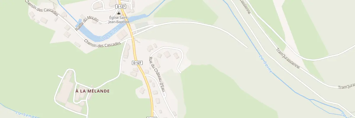Plan du 8 Rue du Château d’Eau aux Planches-en-Montagne