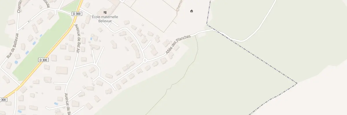 Plan du 6 All des Planches à Châtillon-le-Duc
