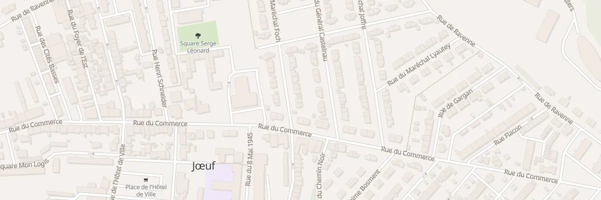 Plan du 6 Rue du Maréchal Foch à Jœuf