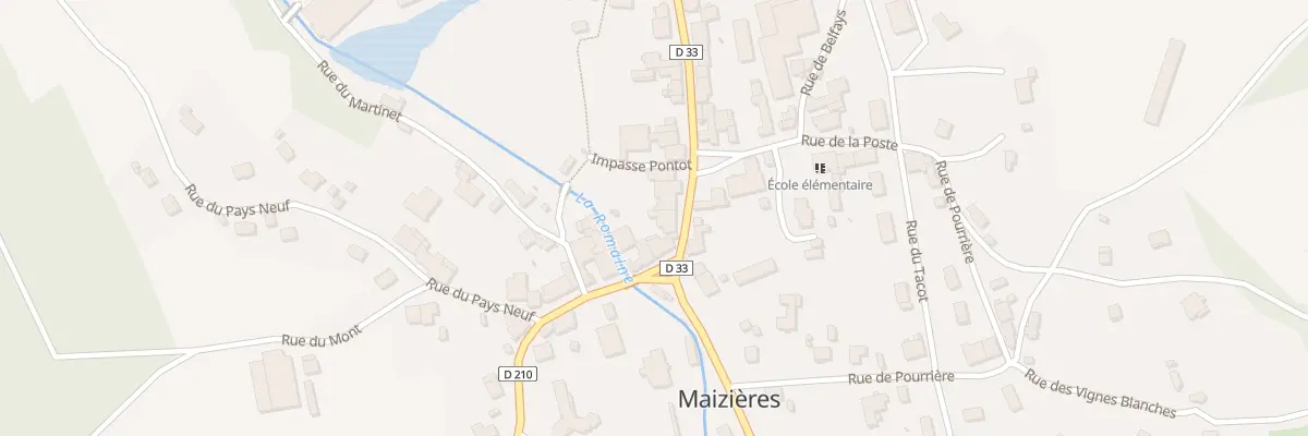 Plan du 1 Grande Rue à Maizières