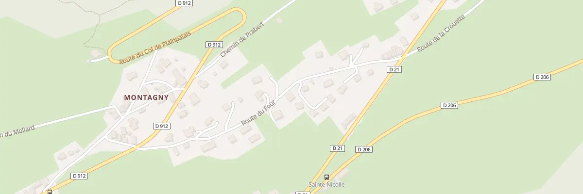 Plan du 312 Rte du Four à Saint-Jean-d’Arvey