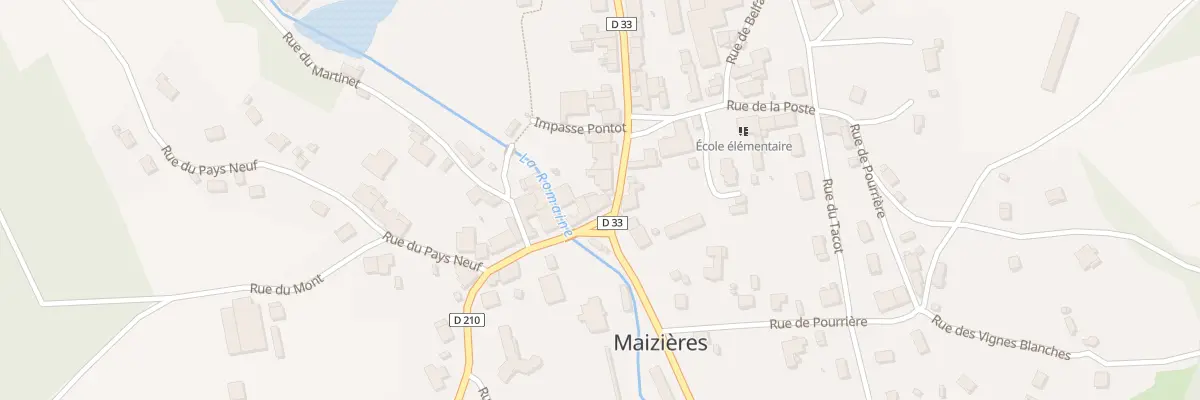 Plan du 2 Rue d’Eguilley à Maizières