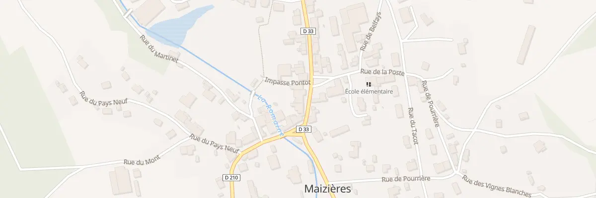 Plan du 3 Grande Rue à Maizières