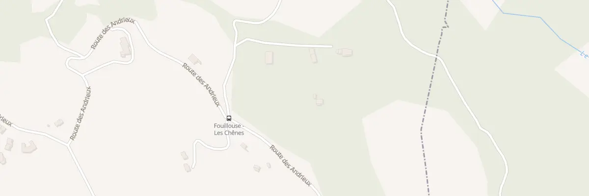 Plan du 830 Rte des Andrieux à Fouillouse