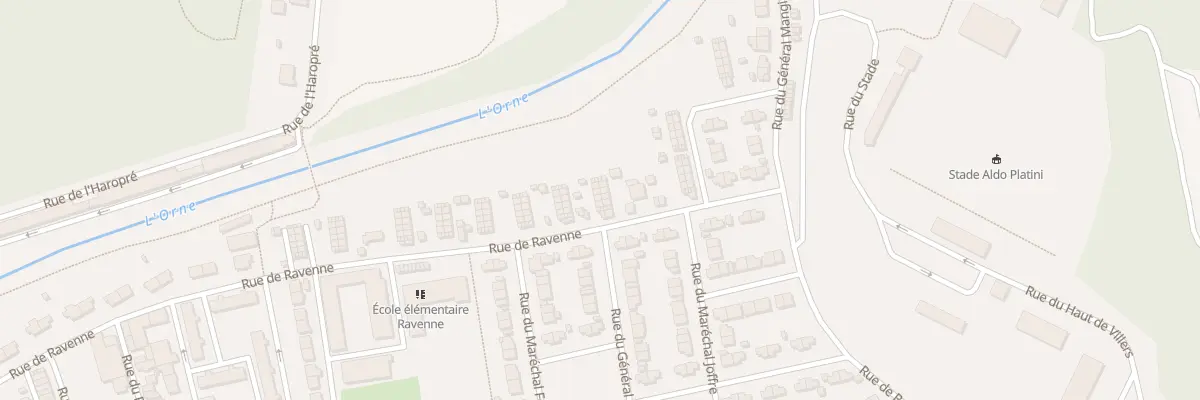 Plan du 133 Rue de Ravenne à Jœuf