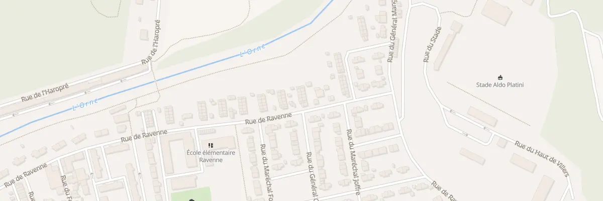 Plan du 131 Rue de Ravenne à Jœuf
