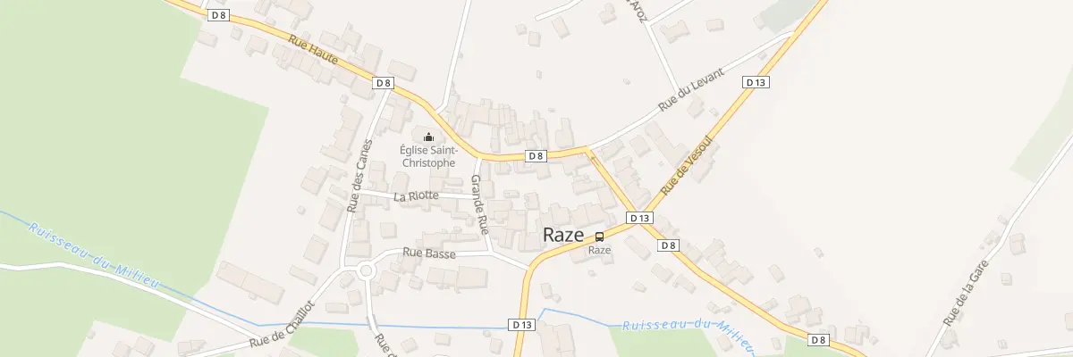 Plan du 45 Rue du Levant à Raze