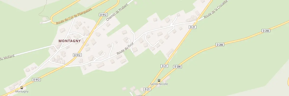 Plan du 314 Rte du Four à Saint-Jean-d’Arvey