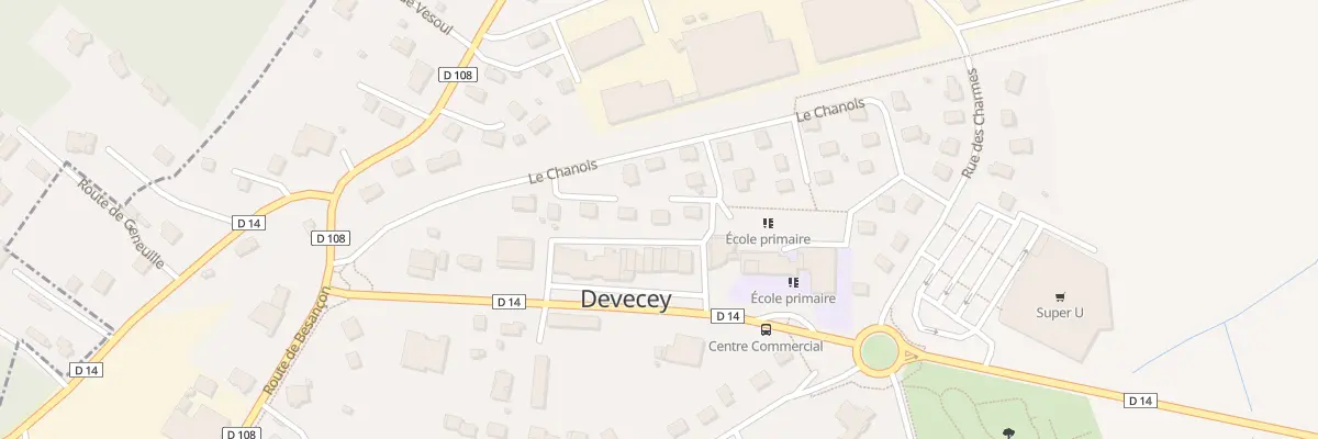 Plan du 19 Le Chanois à Devecey