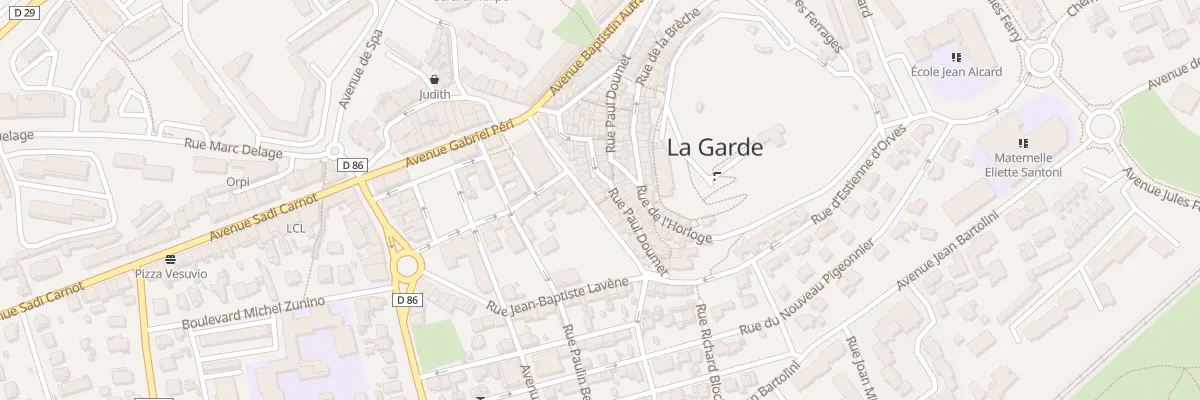Plan du 97 Rue Doumet à La Garde