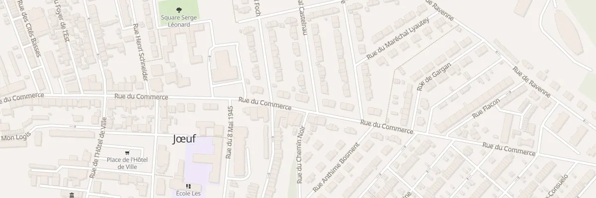 Plan du 67 Rue du Commerce à Jœuf