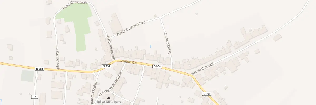 Plan du 46 Gr Grande Rue à Goviller