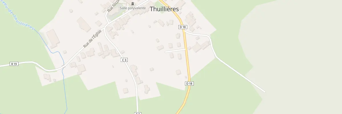 Plan du 262 Rue Pres St Valere à Thuillières