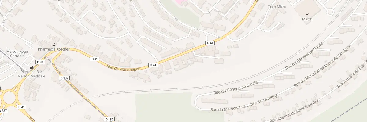 Plan du 113 Rue de Franchepré à Jœuf