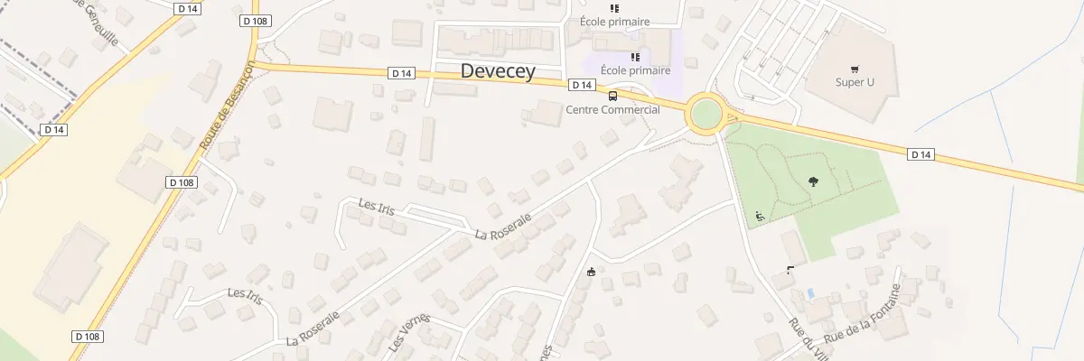 Plan du 5 La Roseraie à Devecey