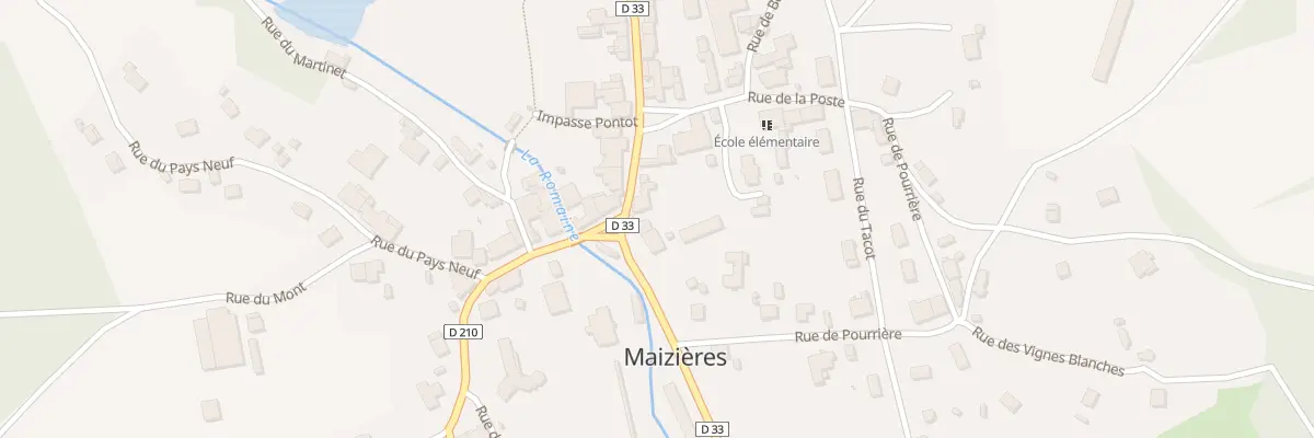 Plan du 2 Grande Rue à Maizières