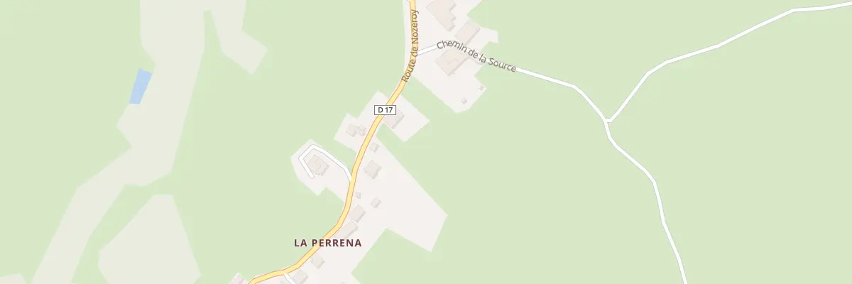 Plan du 22 Rte de Nozeroy aux Planches-en-Montagne