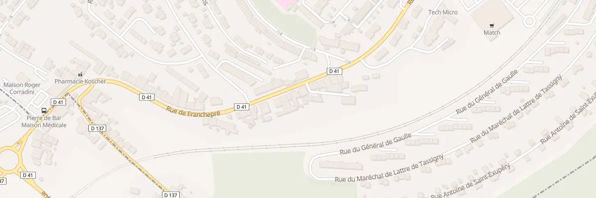 Plan du 111 Rue de Franchepré à Jœuf