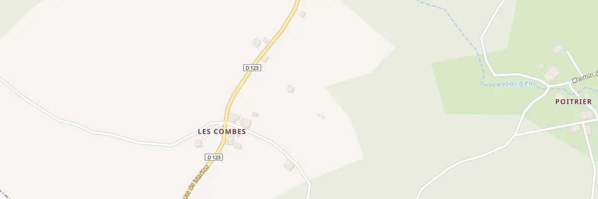 Plan du 487 Rte de Marlioz à Chavannaz