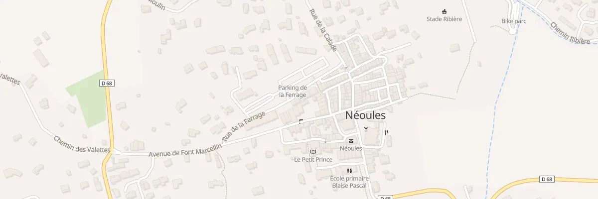 Plan du 7 Rue de la Ferrage à Néoules