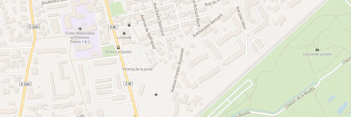 Plan du 210 Av Franklin Roosevelt à La Garde
