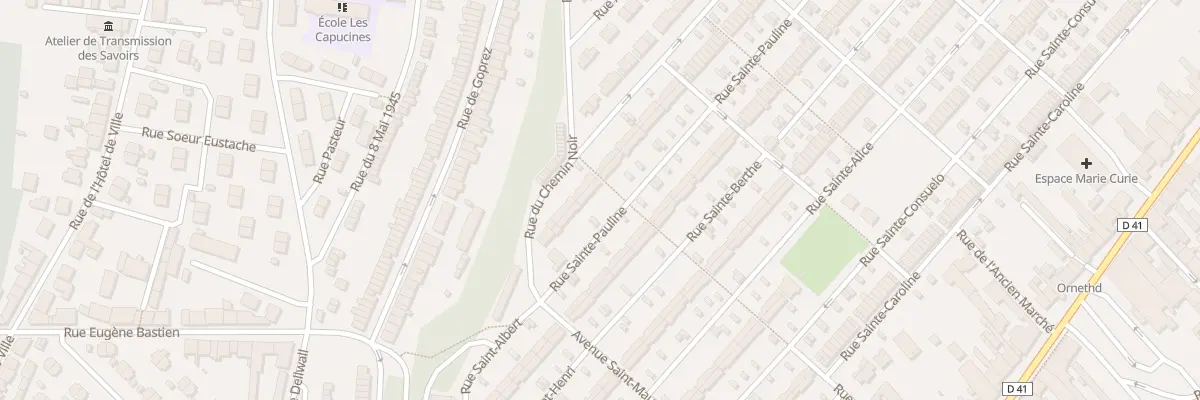 Plan du 15 Rue Sainte Pauline à Jœuf