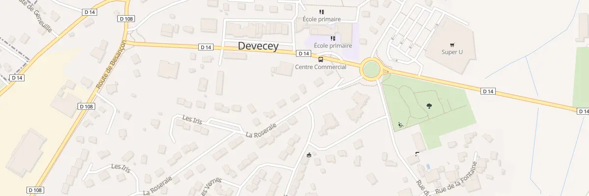 Plan du 4 La Roseraie à Devecey