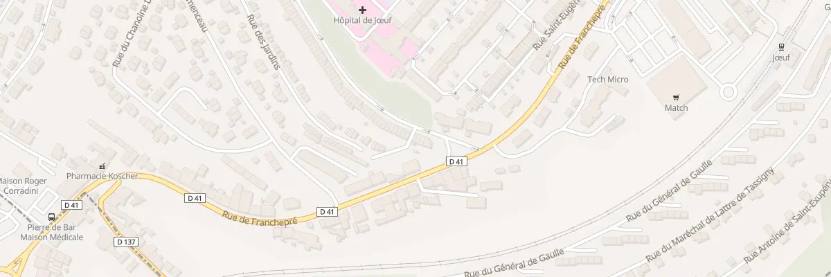 Plan du 266 Rue de Goprez à Jœuf