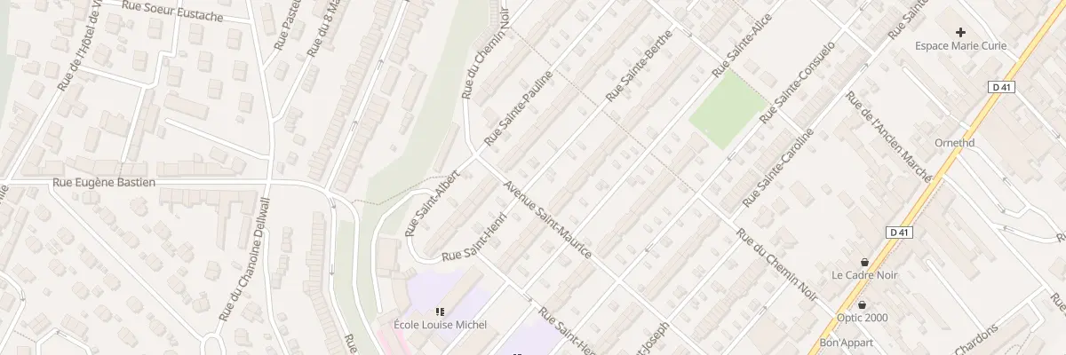 Plan du 2 Rue Sainte Pauline à Jœuf