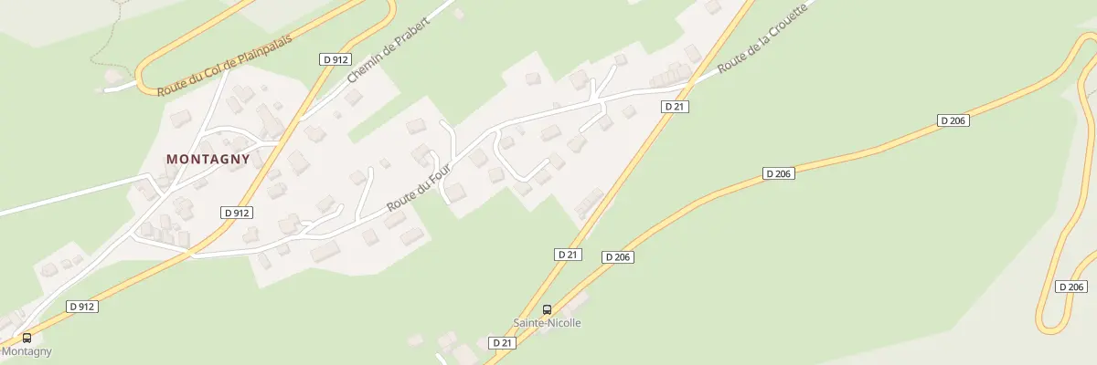 Plan du 318 Rte du Four à Saint-Jean-d’Arvey