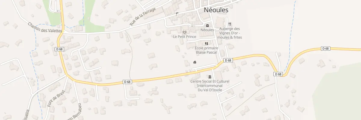 Plan du 84B Le Village à Néoules
