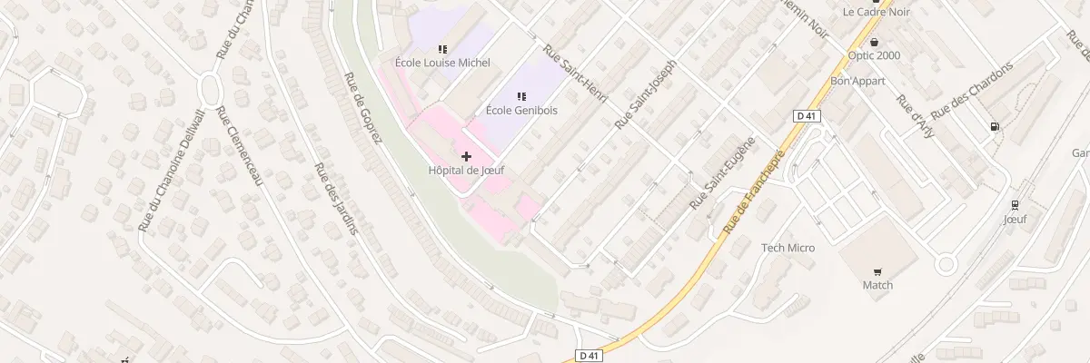 Plan du 21 Rue Saint Joseph à Jœuf