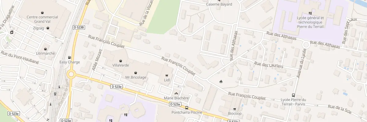 Plan du 355 Rue Francois Couplet à Pontcharra