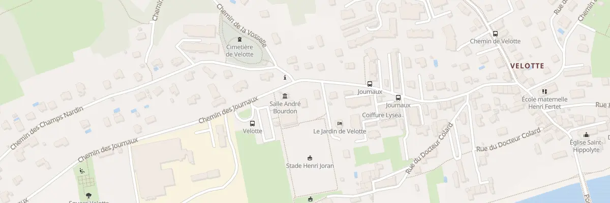 Plan du 35 Che des Journaux à Besançon