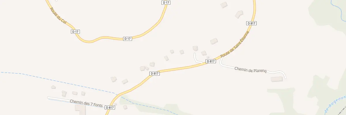 Plan du 792 Rte de Saint Etienne au Noyer
