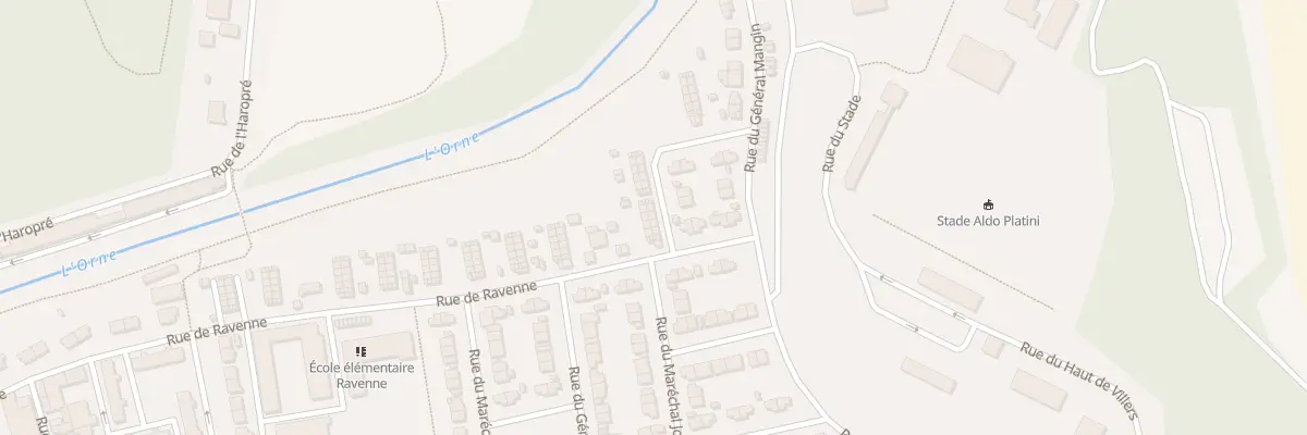 Plan du 9 Rue du Général Mangin à Jœuf