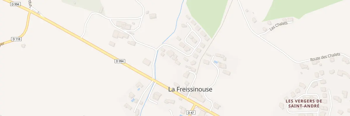 Plan du 136 Saint Andre à La Freissinouse