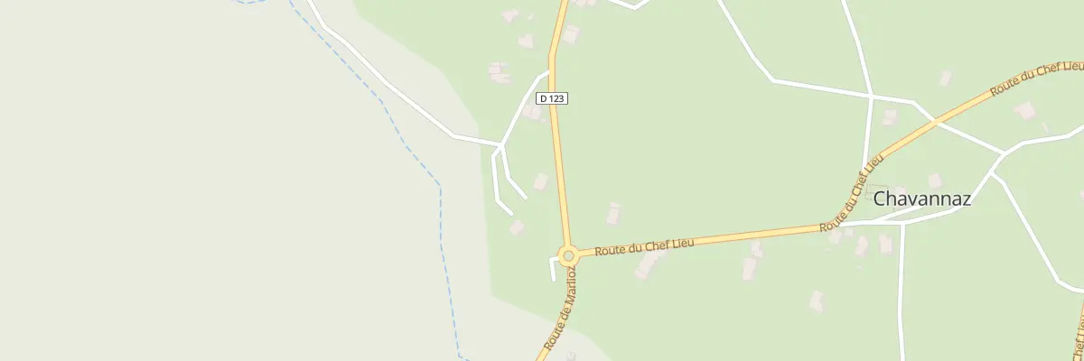 Plan du 78 Che des Bois du Levant à Chavannaz