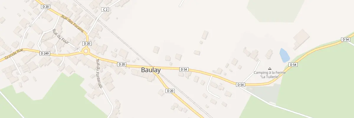 Plan du 9 Grande Rue à Baulay