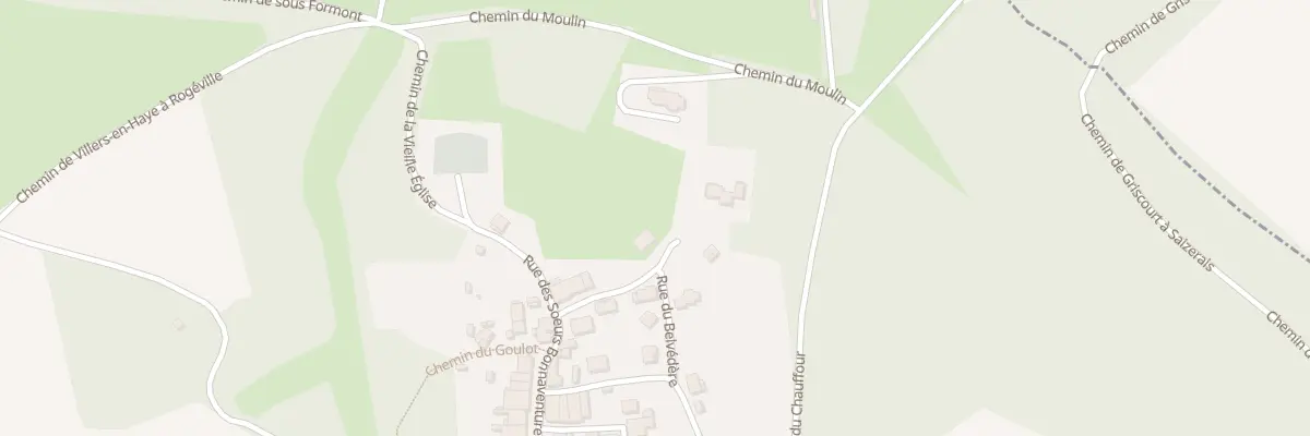 Plan du 1 Rue du Poulot à Villers-en-Haye