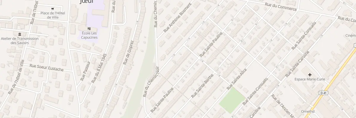 Plan du 25 Rue Sainte Pauline à Jœuf