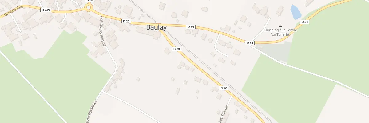 Plan du 5 Rue du Stade à Baulay
