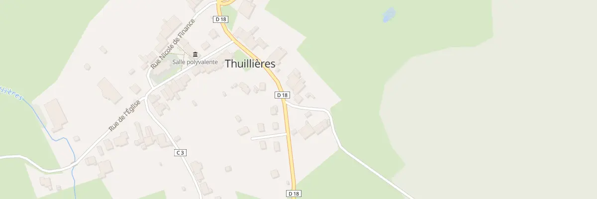 Plan du 201 Rue Pres St Valere à Thuillières