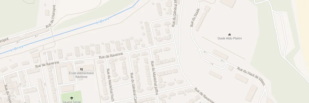 Plan du 54 Rue de Ravenne à Jœuf