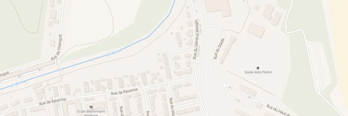Plan du 6 Rue du Général Mangin à Jœuf