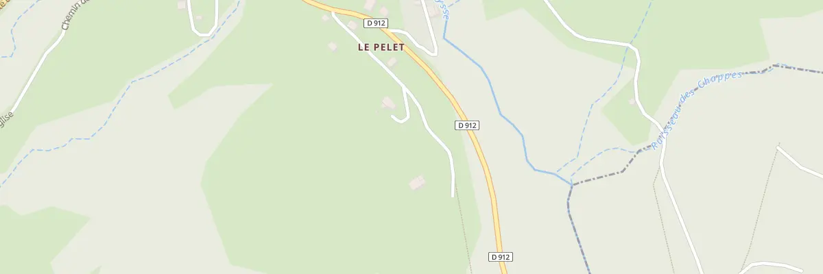 Plan du 182 Che du Pellet aux Déserts