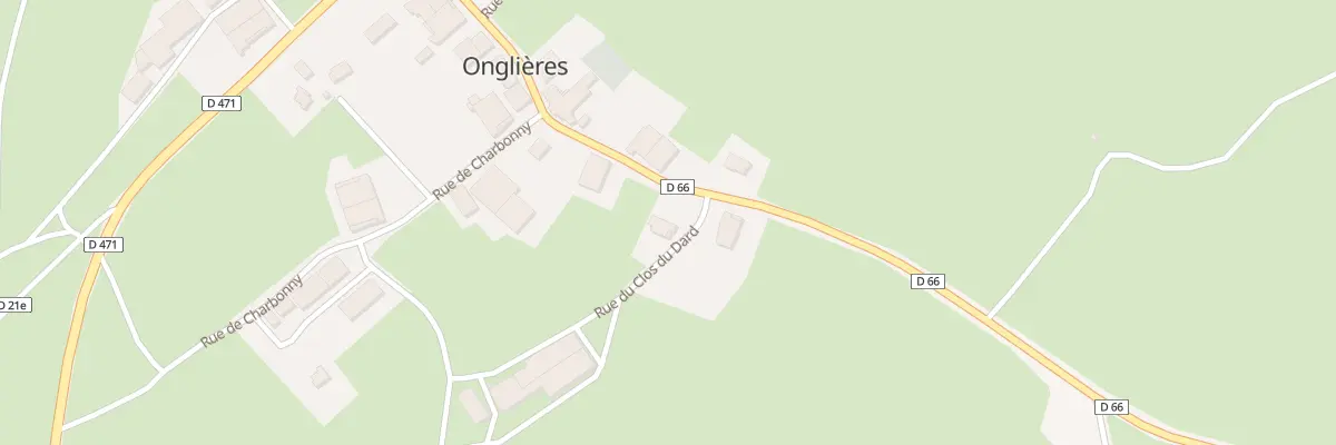 Plan du 1 Rue du Clos du Dard à Onglières